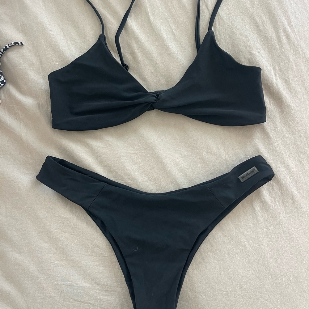 Blackbough Twist-Front Bikini